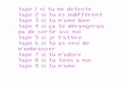 question importante